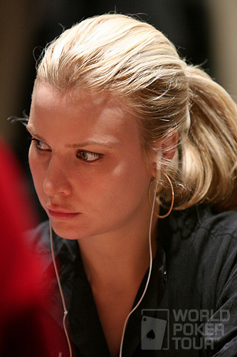 Erica Schoenberg on Day 2 of the WPT Foxwoods World Poker Finals
