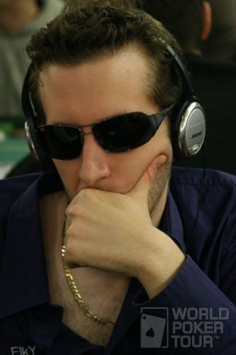 Bertrand Grospellier on Day  2 of the Spanish Poker Championship