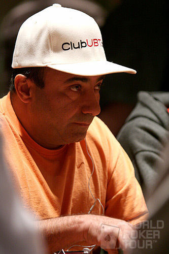 Freddy Deeb on Day 1b of the 2007 Foxwoods World Poker Finals