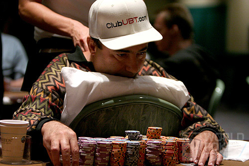 Freddy Deeb on Day 3 of the WPT Foxwoods World Poker Finals (photo by Kimberly Lansing)