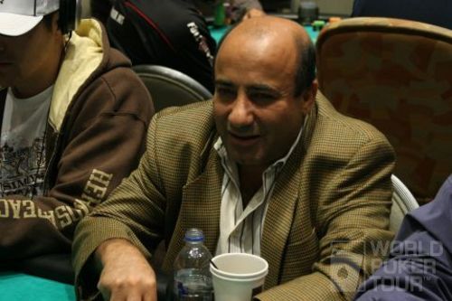 Freddy Deeb and Marco Johnson Day 1 of the Bogata Poker Open