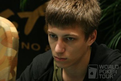 Mario Silvestri on Day 2 of the Borgata Poker Open