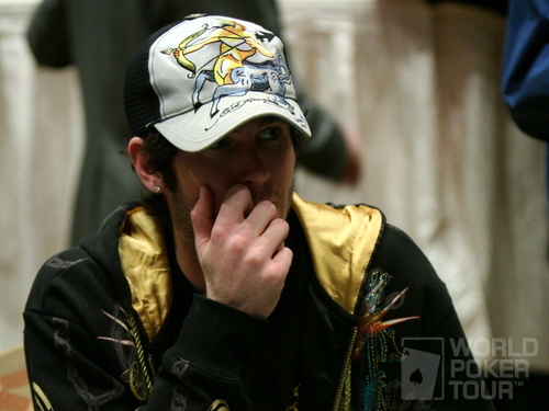 John Racener on Day 4 of the Borgata Poker Classic