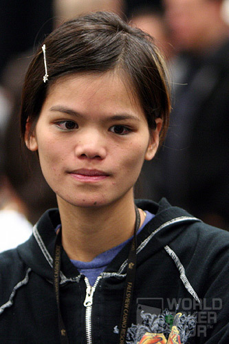Anna Wroblewski on Day 1c of the WPT North American Poker Championship at the Fallsview Casino
