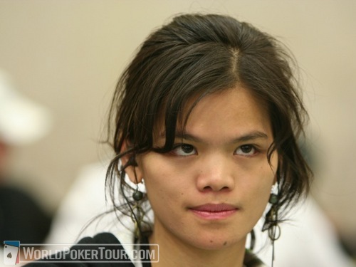 Anna Wroblewski on Day 2 of the WPT L.A. Poker Classic