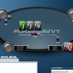 Poker Hand Discussion — Big Pair, Tough Flop