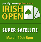Live Irish Open Super Satellite Set for Nottingham