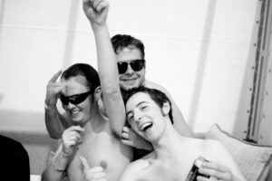 PKR Poker Players Party By Pool in Vegas