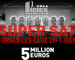 Partouche Poker Tour Main Event Super Satellite Saturday
