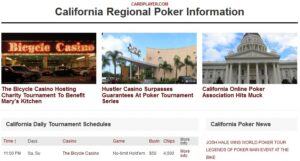 Introducing Card Player Regional Poker Pages