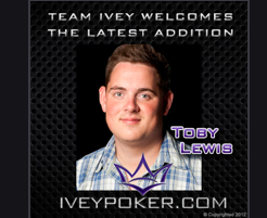 UK Pro Toby Lewis Signs For Ivey Poker 