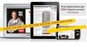 Card Player Digital Subscription Sale