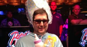 Phil Hellmuth Dresses Like Giant Baby For Poker Game