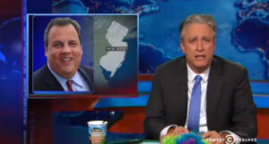 Jon Stewart Rips Chris Christie Over Online Gaming