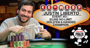 Justin Liberto 2015 WSOP $3,000 No-Limit Hold'em