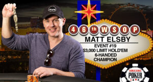 Matthew Elsby Wins WSOP $3K Limit Hold'em Event