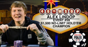 Alex Lindop Wins 2015 WSOP $1,500 NLH Event