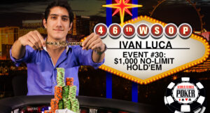 Ivan Luca Wins 2015 WSOP $1k NLH Event