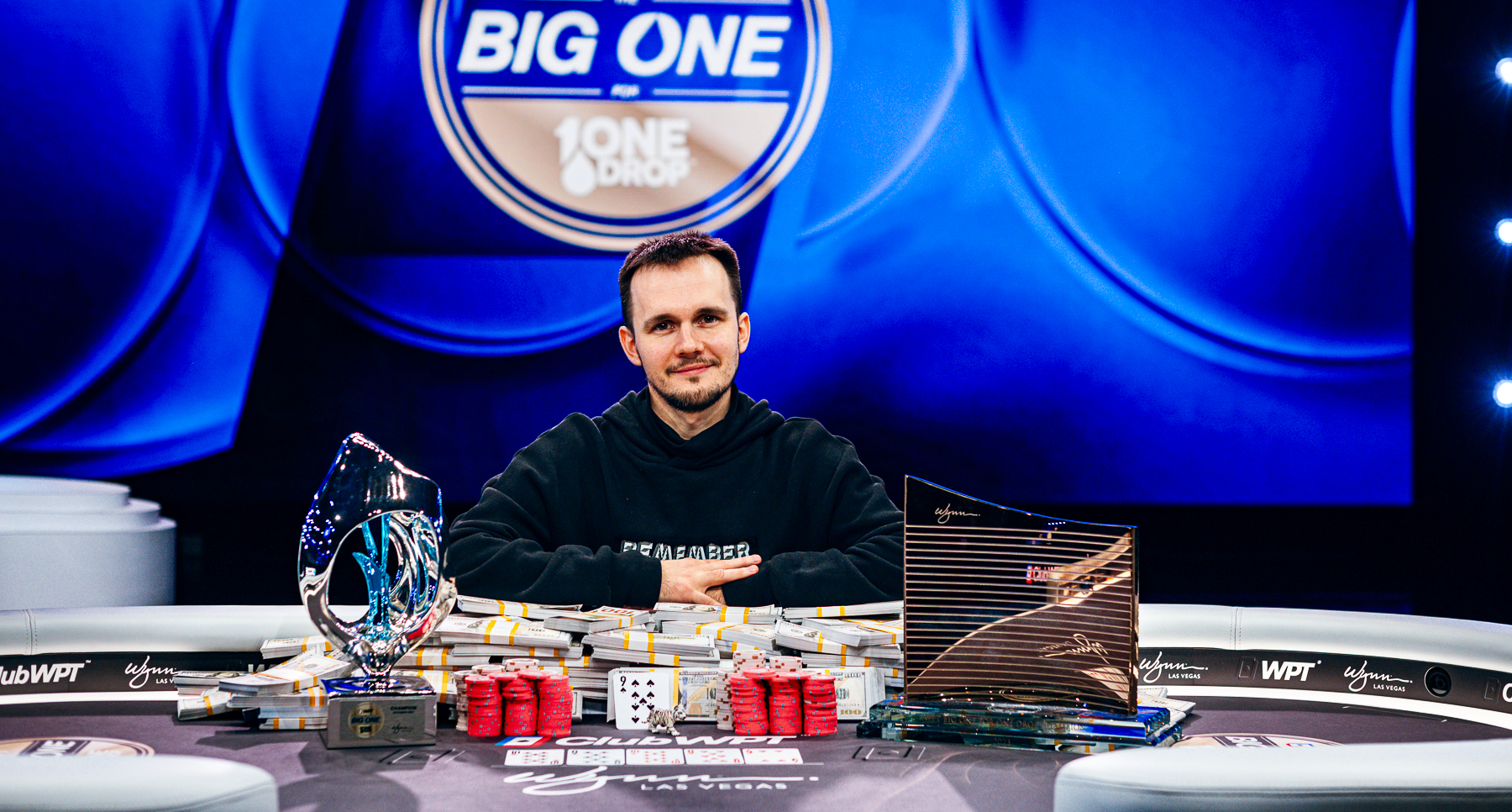 Mikita Badziakouski Wins WPT Big One For One Drop at Wynn Las