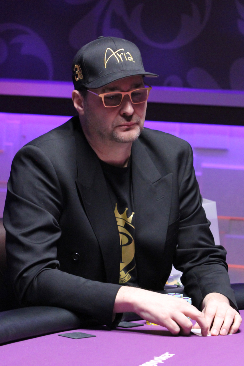 Phil Hellmuth playing the 2018 Super High Roller Bowl V