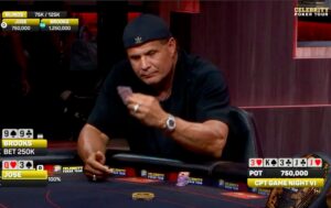 Jose Canseco folds the best hand