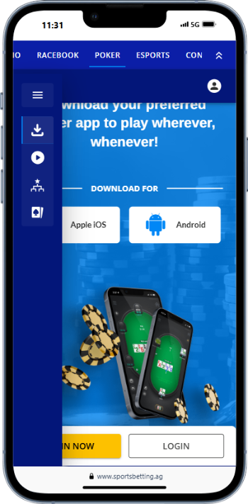 SportsBetting Poker Mobile Apps