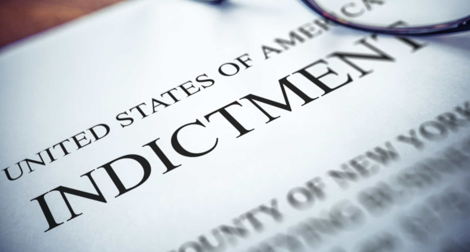 A picture of an indictment