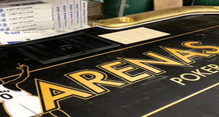 Gilbert Arenas Poker Table Felt