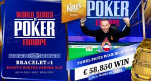 WSOPE: Pawel Wojciechowski Wins Bounty Hunter Opener
