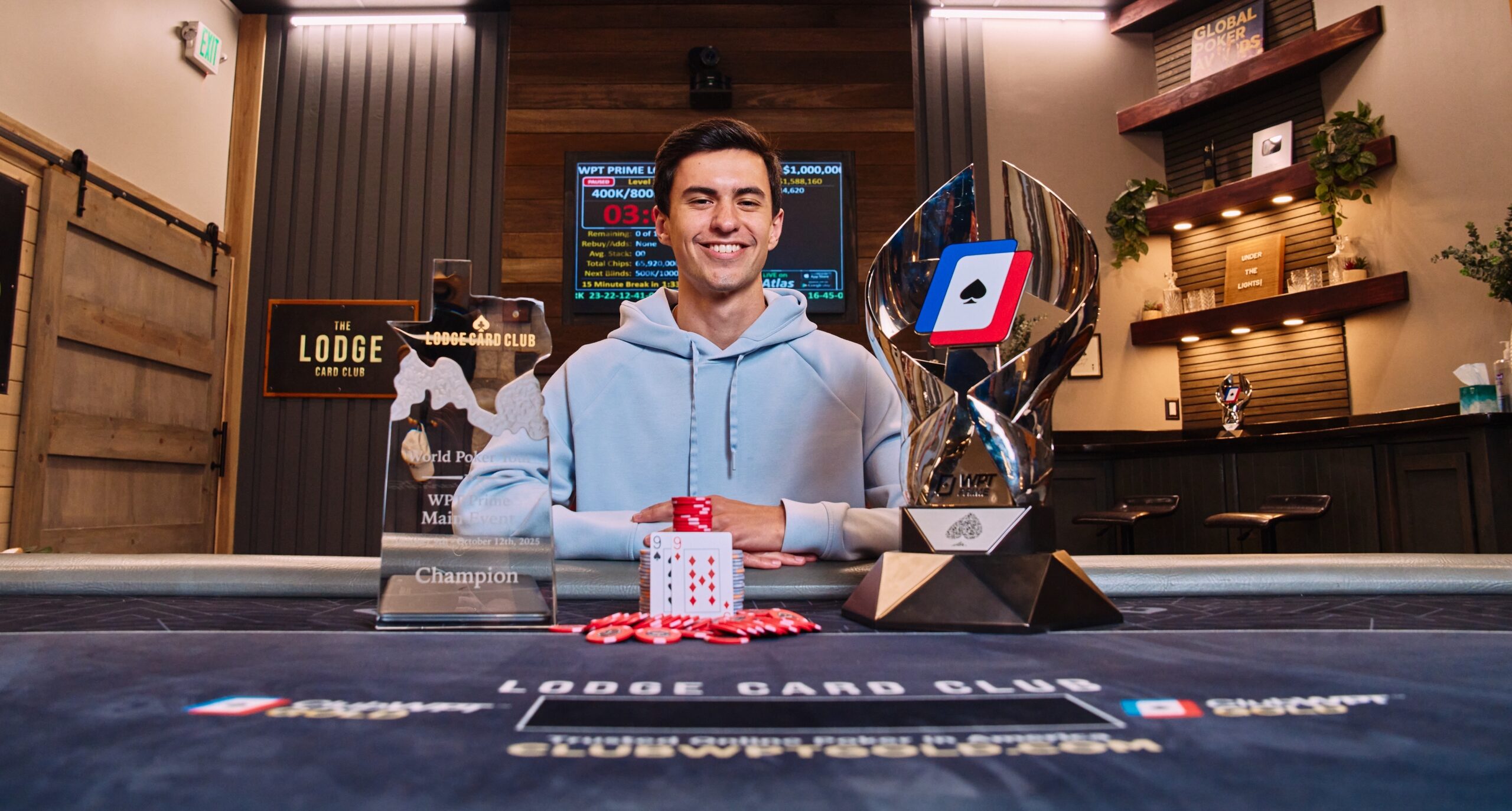Harvey Castro, 2025 WPT Prime Lodge Championship winner. Photo credit: WPT