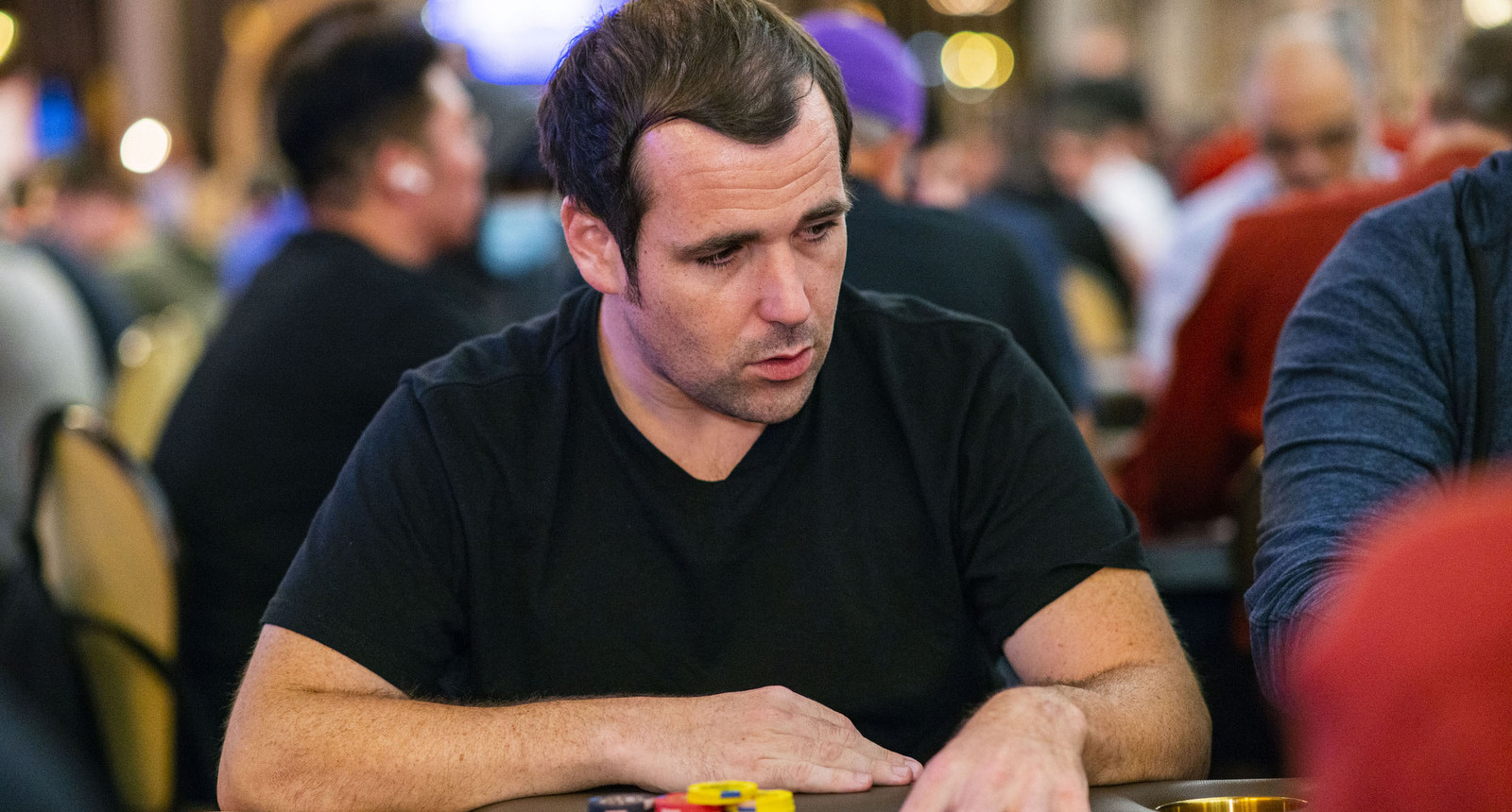 Jordan Cristos at the 2021 WPT Venetian