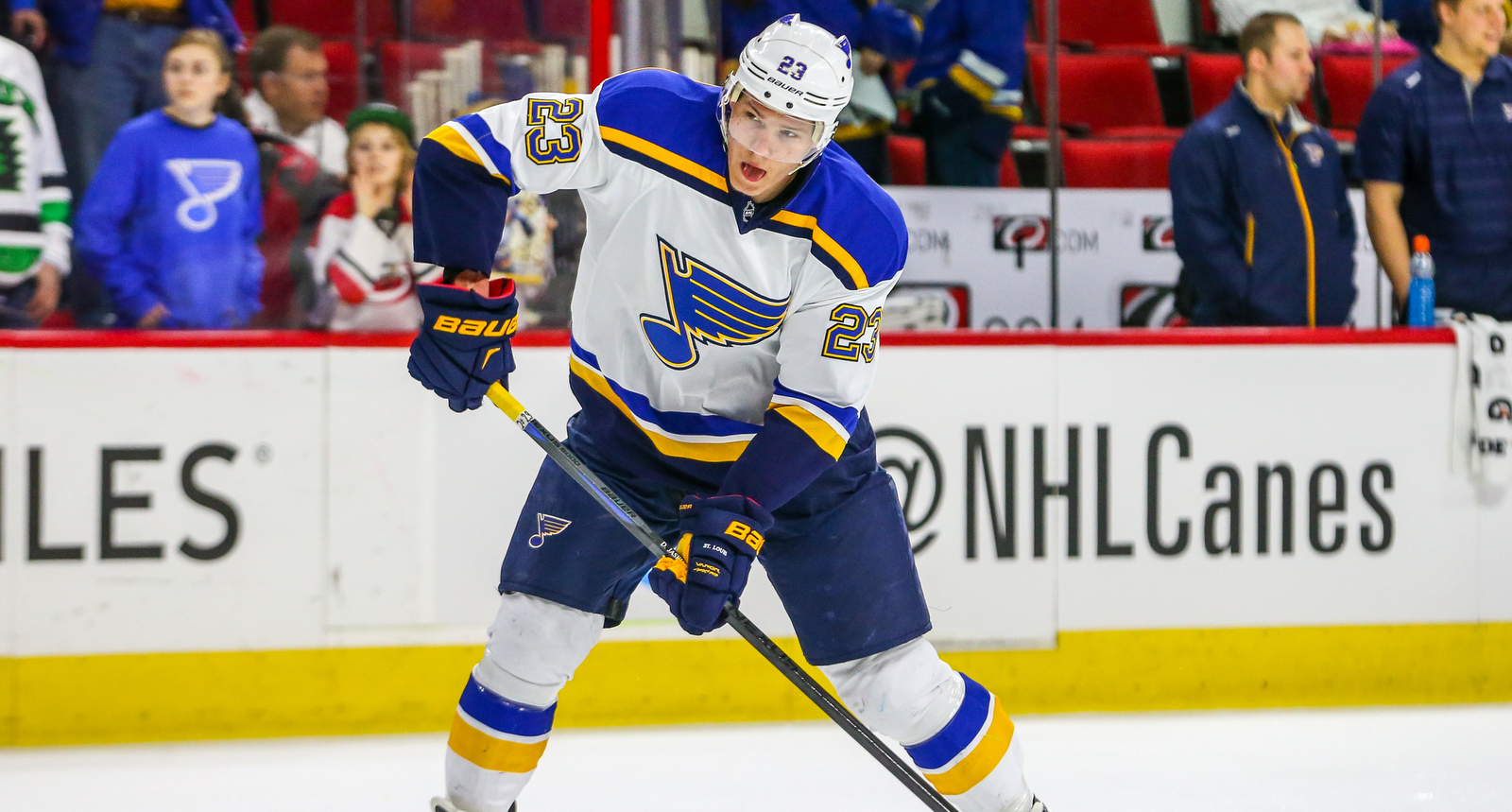 A St. Louis Blues player