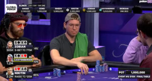 WATCH: Brutal Three-Way All In At Final Table