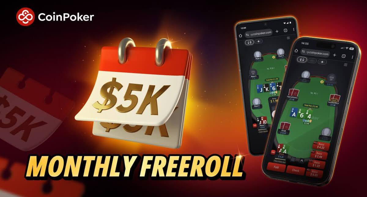 An image of the CoinPoker monthly mobile freeroll