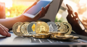 A picture of an assortment of cryptocurrencies