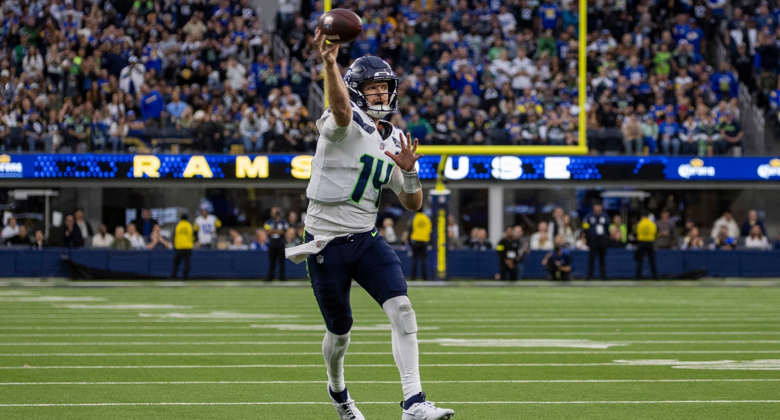 A picture of Seattle Seahawks quarterback Sam Darnold