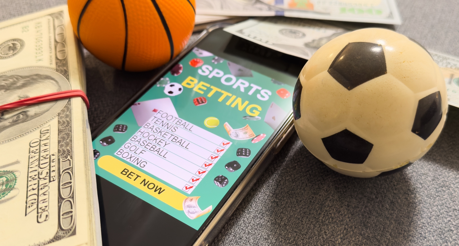 A picture of an online sportsbook