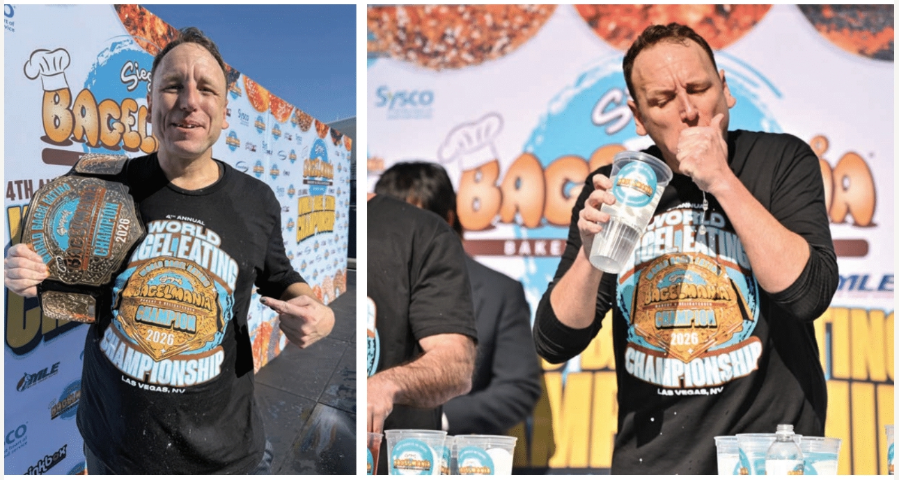 Chestnut Wins Bagelmania Contest