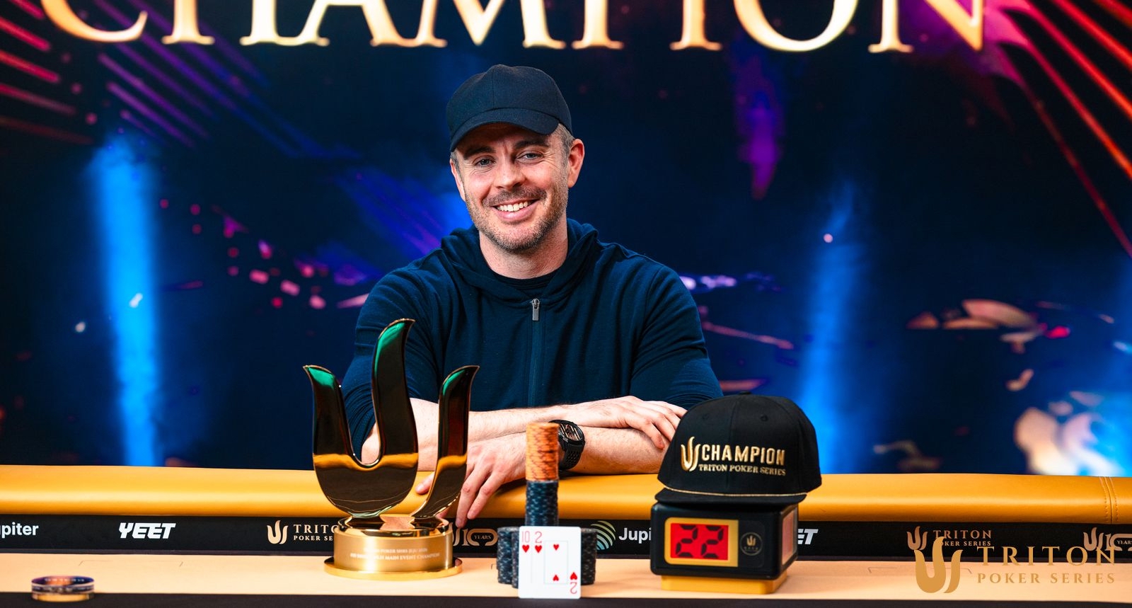Ben Tollerene Earns $3.8 Million With 2nd Triton Main Event Win - Poker News
