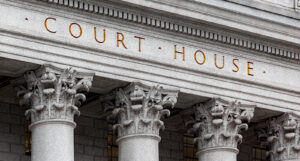 A picture of a court house