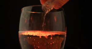 A picture of a drugged drink