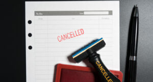 An image of a cancelled stamp