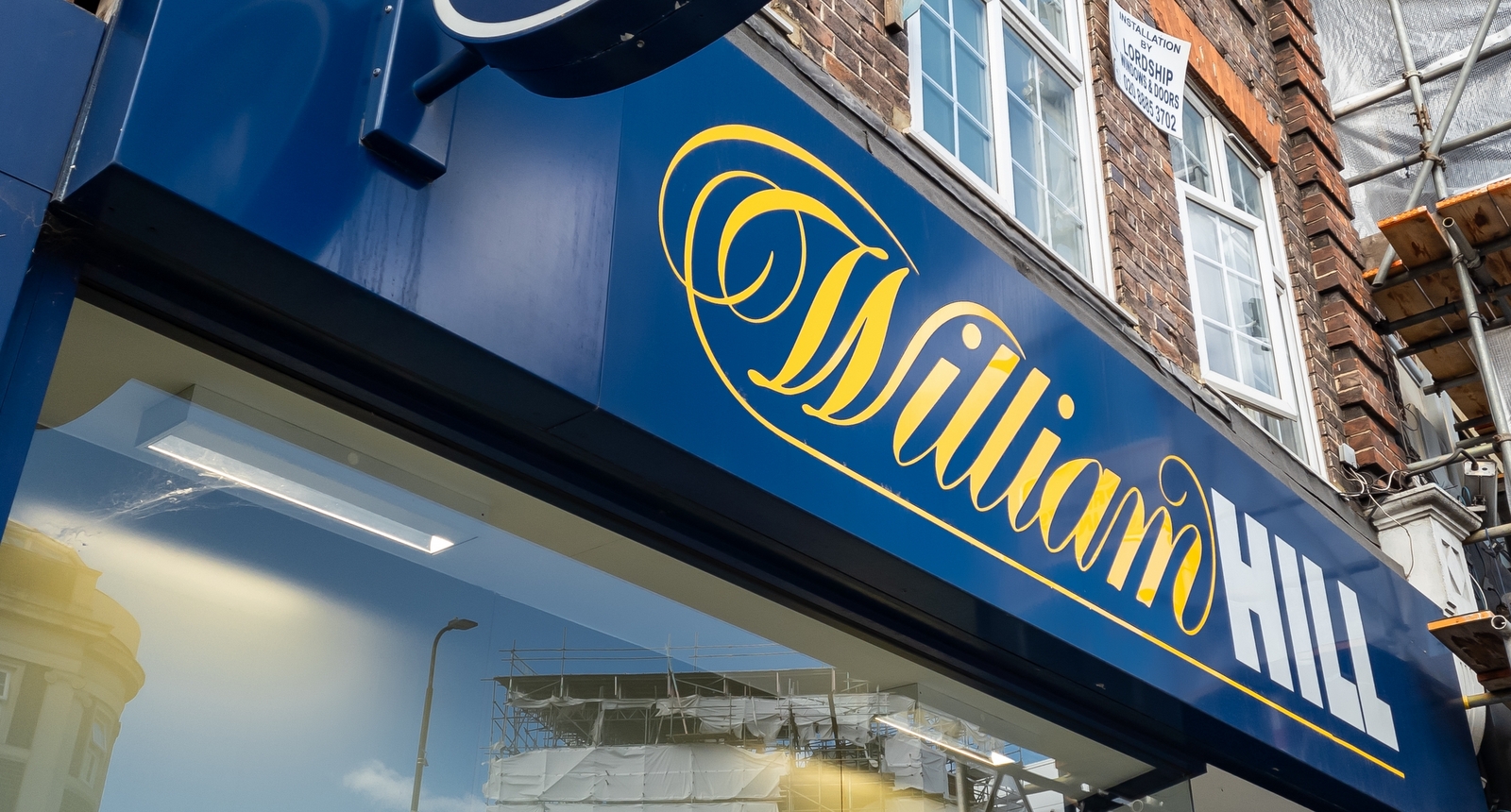 A picture of a retail William Hill shop in London