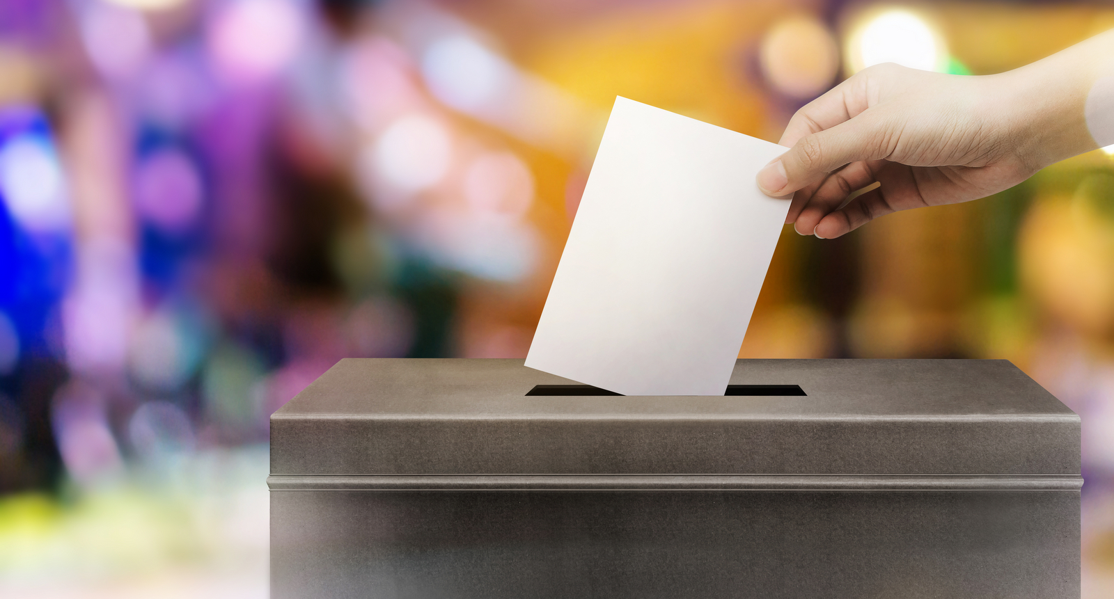 A picture of a voting ballot