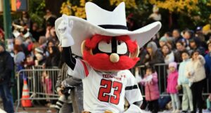 A picture of the Texas Tech University mascot