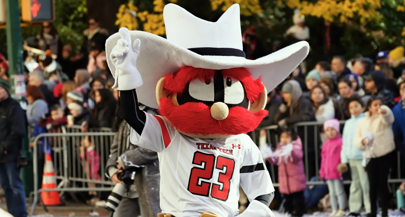 A picture of the Texas Tech University mascot