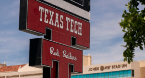 A picture of the Texas Tech football stadium
