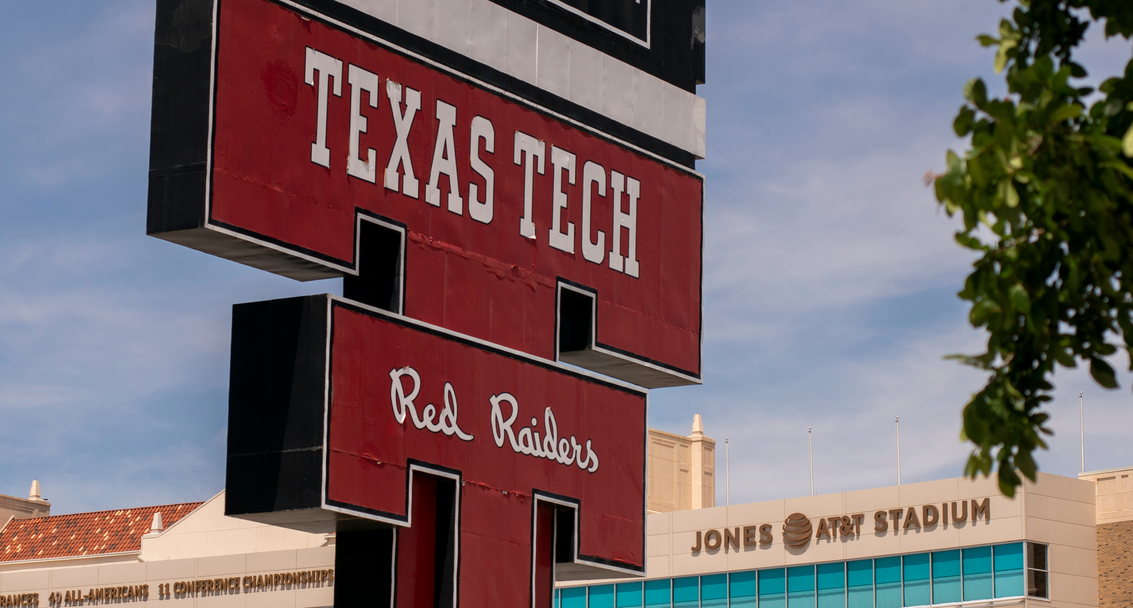 A picture of the Texas Tech football stadium