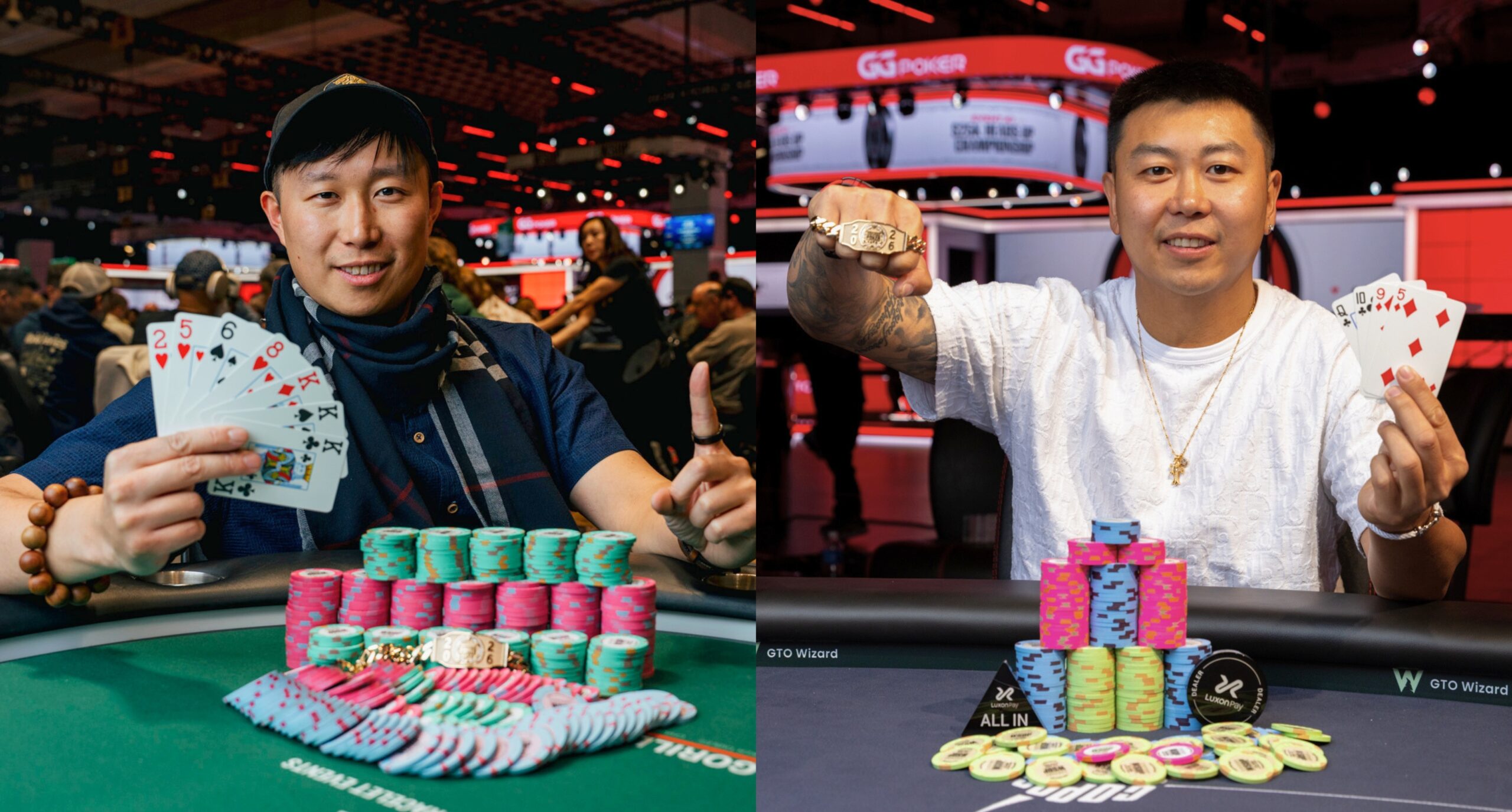 Wang, Cheung Snag WSOP Bracelet Wins Over Heavy Hitters