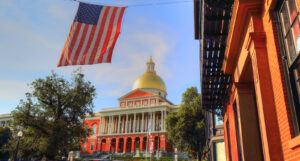 A picture of a Massachusetts court house